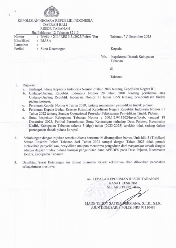 pengumuman